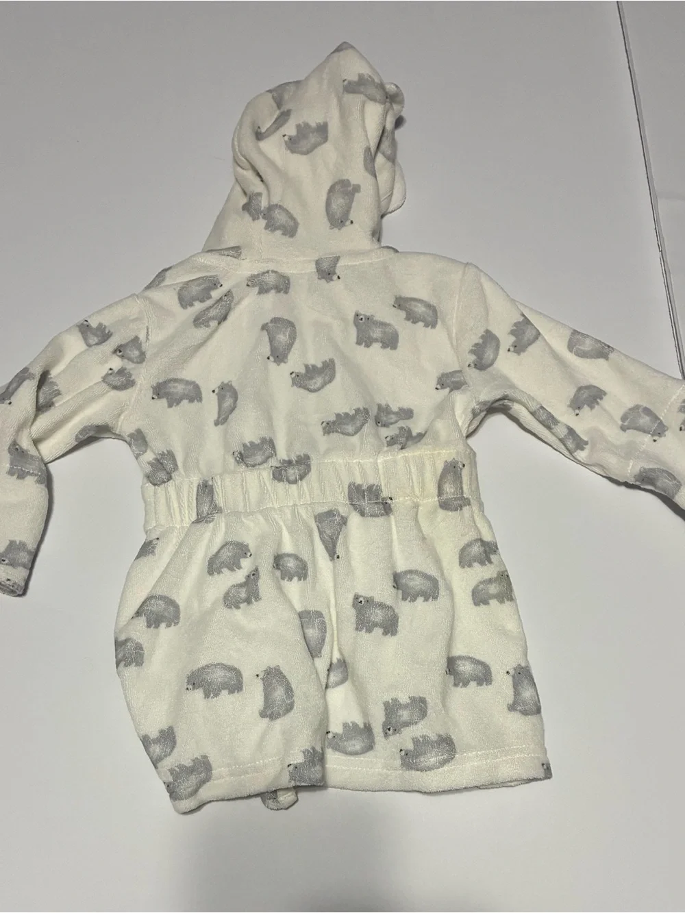 Carter's Just One You Baby Hooded Bath Robe Polar Bear 0-9M NWT